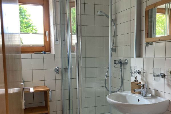 Badezimmer in der Ferienwohnung